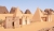 Легендарные пирамиды Мероэ в Судане - на переднем плане слева направо видны пирамиды номер 25, 26 и 27