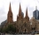 Улица Флиндерс стрит с Кафедральным Собором святого Павла, Мельбурн